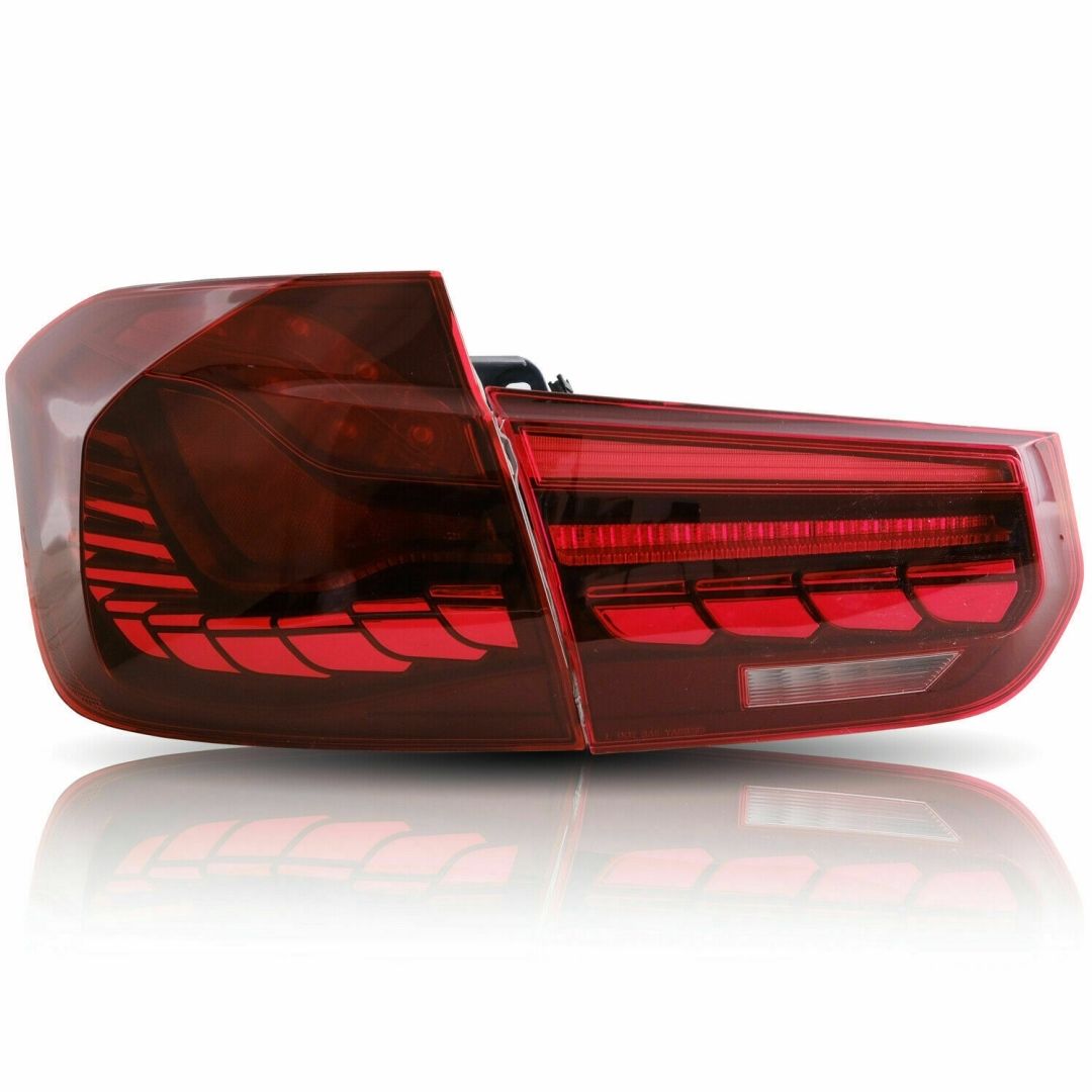 Bmw 3 Uyumlu Serisi F30 Dragon LED Stop Dinamik Animasyonlu - Kırmızı