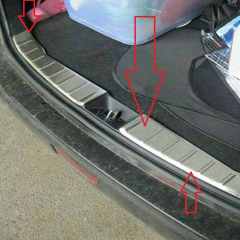 Mitsubishi Asx Uyumlu 2010 2017 Arka Tampon Eşiği Krom Parça