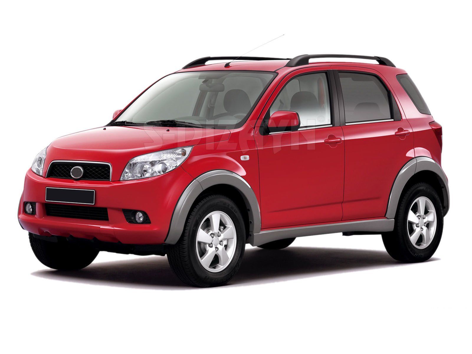 Daihatsu Terios Uyumlu Krom Cam Çıtası 4 Parça 2006-2010