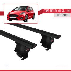 Ford Fiesta VII ST-Line 2017-2023 Arası ile uyumlu ACE-4 Ara Atkı Tavan Barı SİYAH
