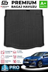 S-Dizayn Citroen C Elysee 3D Pro Bagaj Havuzu 2012 Üzeri A+ Kalite