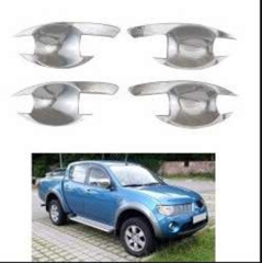 Mitsubishi L200 Uyumlu 2006 2014 Dış Kapı Kolu İç Kaplama ABS Krom Parça