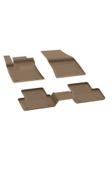 Toyota Camry 2017-2023 Uyumlu SAHLER Araca Özel Bej 4.5D Havuzlu Oto Paspas