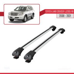 Toyota Land Cruiser (J200) V8 2008-2021 Arası ile uyumlu ACE-1 Ara Atkı Tavan Barı GRİ