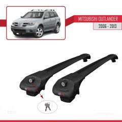 Mitsubishi Outlander 2006-2013 Arası ile uyumlu ACE-1 Ara Atkı Tavan Barı SİYAH
