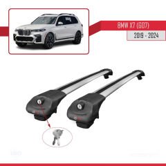 BMW X7 (G07) 2019 ve Sonrası ile uyumlu ACE-1 Ara Atkı Tavan Barı GRİ