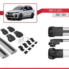 BMW X7 (G07) 2019 ve Sonrası ile uyumlu ACE-1 Ara Atkı Tavan Barı GRİ