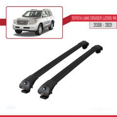 Toyota Land Cruiser (J200) V8 2008-2021 Arası ile uyumlu ACE-1 Ara Atkı Tavan Barı SİYAH