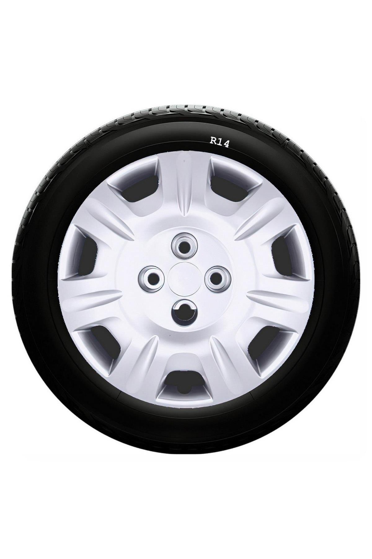 Hyundai Uyumlu 14 Inc Kırılmaz SKS Jant Kapağı 1 Takım 4 Adet No:220