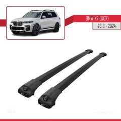 BMW X7 (G07) 2019 ve Sonrası ile uyumlu ACE-1 Ara Atkı Tavan Barı SİYAH