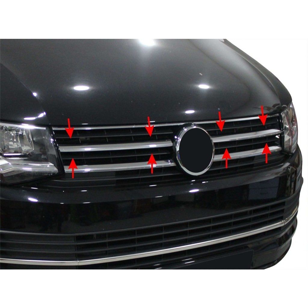 Volkswagen Caravelle Uyumlu T6 Ön Panjur Çıtası 2 Parça 2015 Ve Sonrası