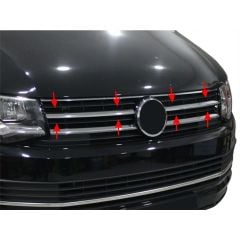 Volkswagen Caravelle Uyumlu T6 Ön Panjur Çıtası 2 Parça 2015 Ve Sonrası