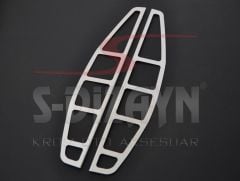 Fiat Doblo Uyumlu Krom Stop Çerçevesi 2 Parça 2000-2006