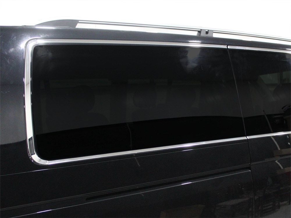 VW Transporter T6.1 Cam Çerçevesi 14 Prç. Krom (K.Ş.) Çift Sürgü 2020 ve Sonrası