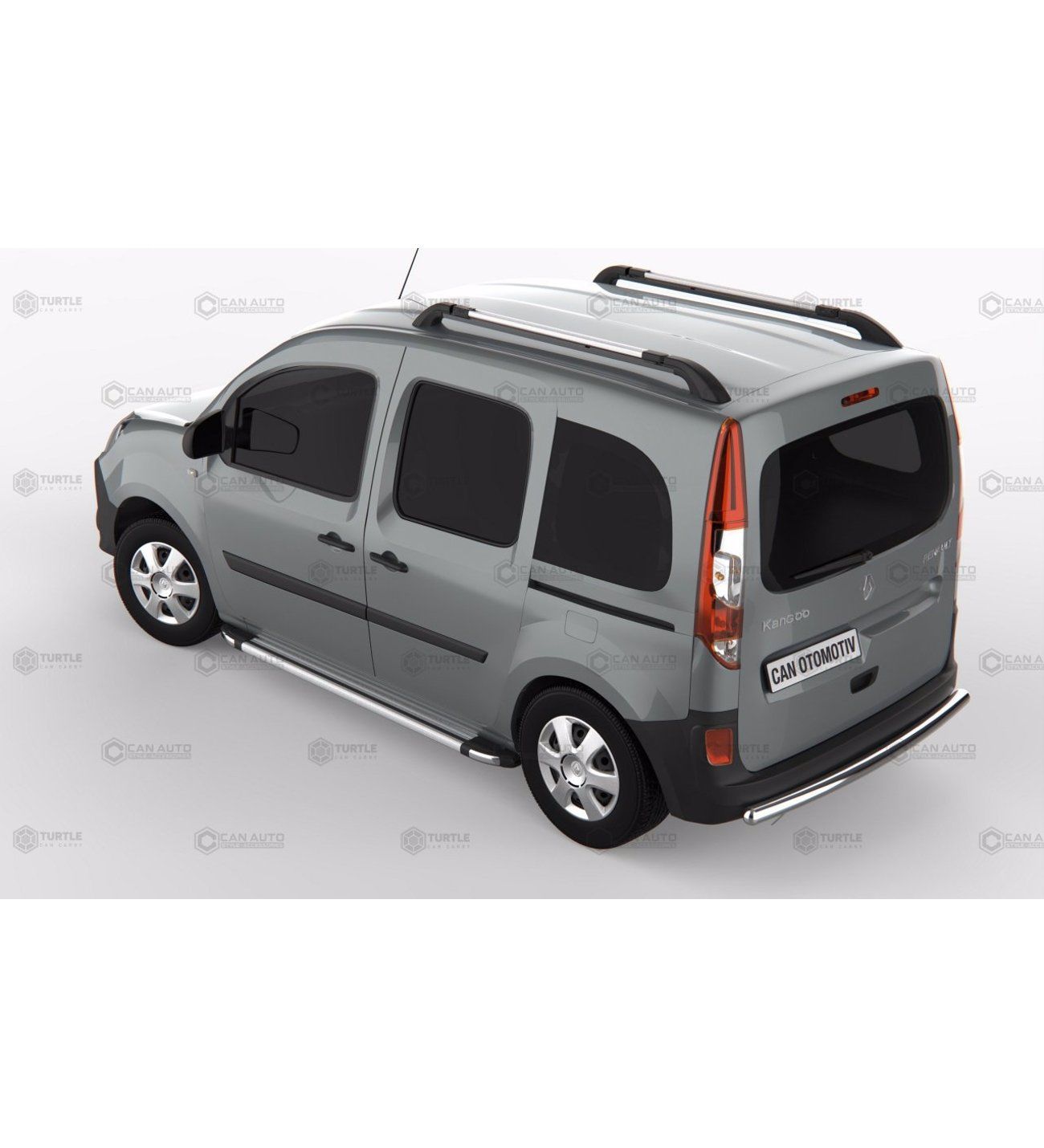 Renault Kangoo 2 2007-2019 Turtle Eagle Tavan Çıtası Siyah