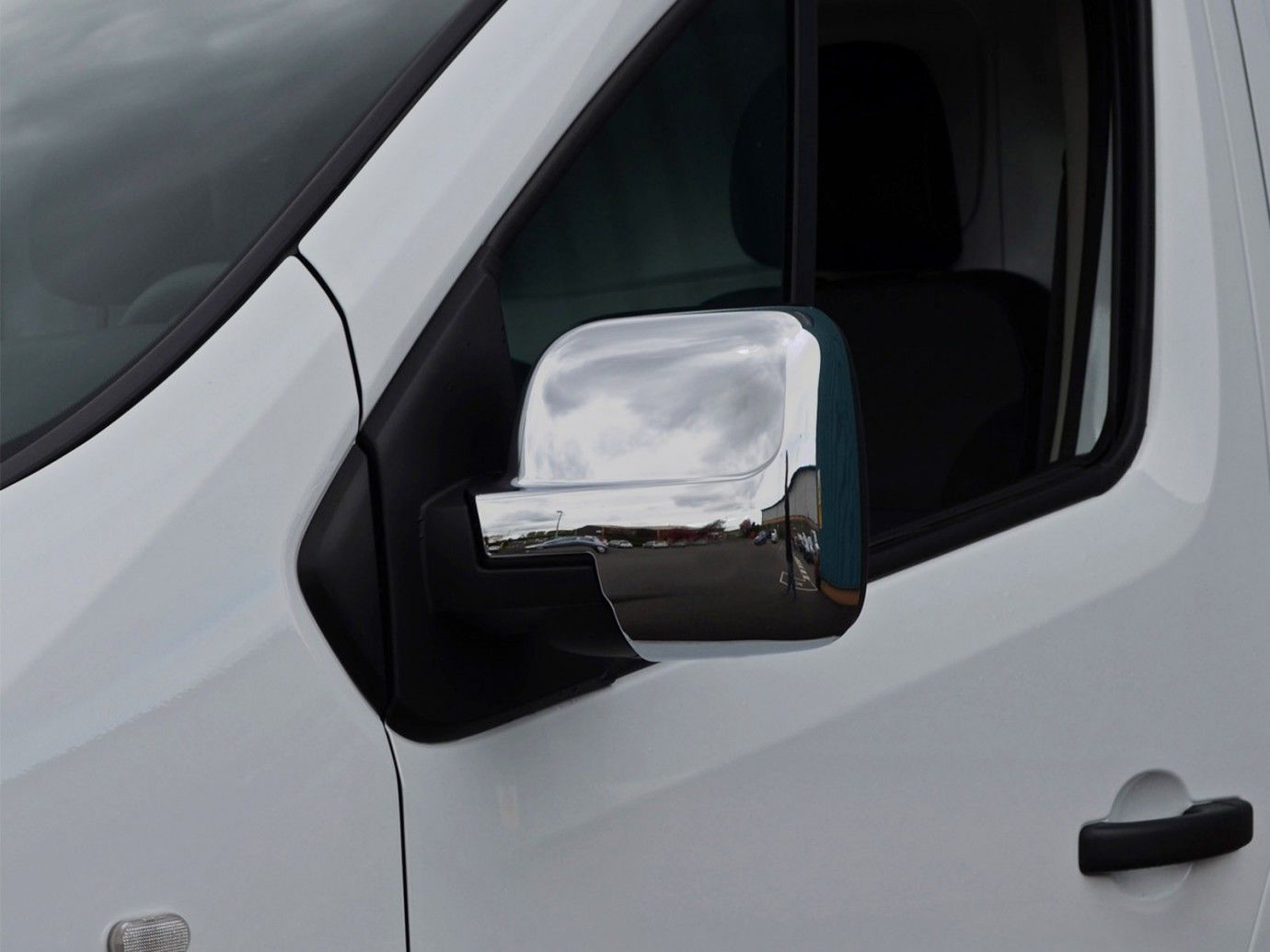 Fiat Fiorino Uyumlu Krom Ayna Kapağı 2 Parça 2008 Üzeri