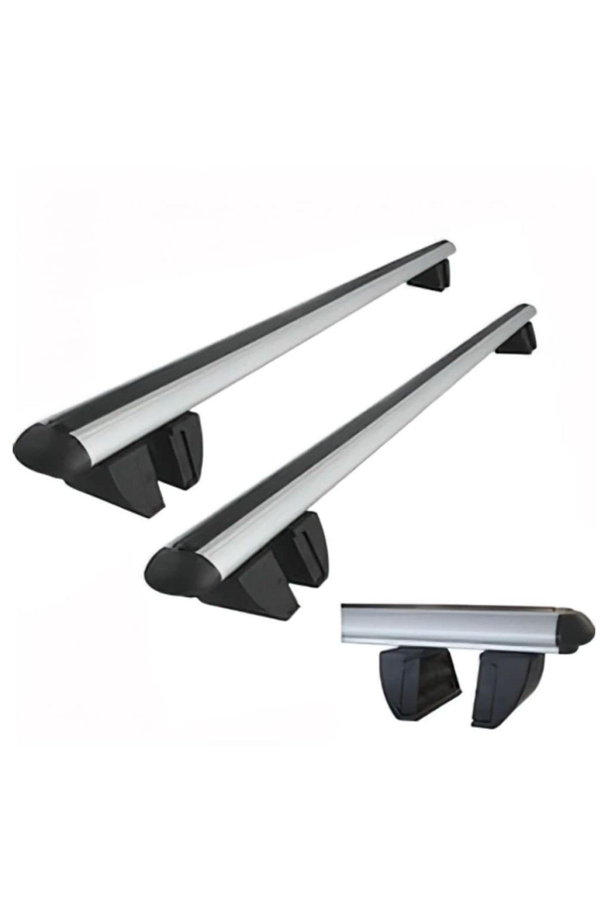 Oto Tavan Ara Atkı Alüminyum Pençe Ayak 128 Cm Ticari Tip Araçlara