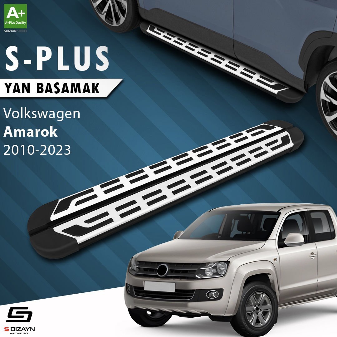S-Dizayn VW Amarok S-Plus Gri Yan Basamak 203 Cm 2010-2023
