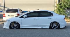 Honda Civic Uyumlu Fd6 Custom Yan Marşpiyel (Plastik)