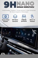 S-Dizayn Volvo XC90 İnscription 9H Nano Multimedya Ekran Koruyucu 8.7 İnç Parlak 2019-2023 A+ Kalite