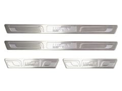 Hyundai İ10 Uyumlu Luxury Kapı Eşiği 4 Parça Krom 2017 Ve Sonrası