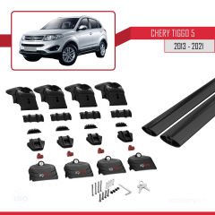 Chery Tiggo 5 2013-2021 Arası ile uyumlu ACE-2 Ara Atkı Tavan Barı SİYAH