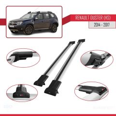 Renault Duster (HS) 2014-2017 Arası ile Uyumlu FLY Model Ara Atkı Tavan Barı GRİ