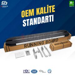 S-Dizayn Dacia Duster 2 NewLine Krom Yan Basamak 183 Cm 2018-2023 A+ Kalite