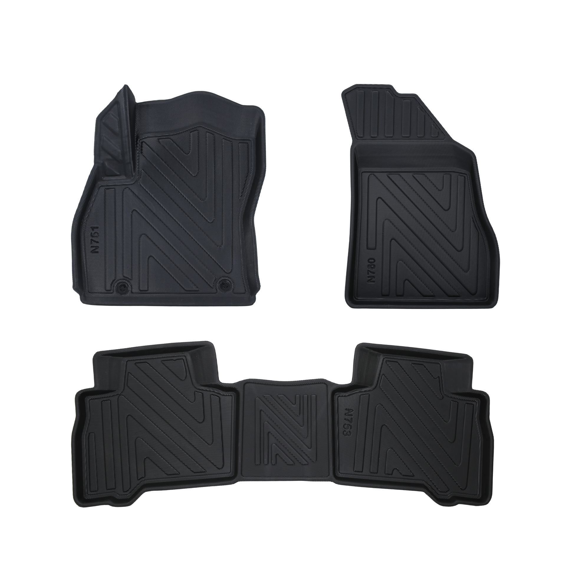 Fiat Fiorino Benzinli 2007-2019 Premium Seri Araca Özel 3D Havuzlu Oto Paspas
