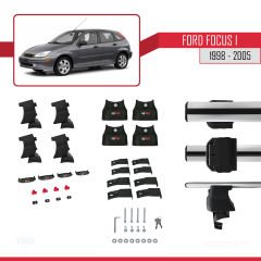 Ford Focus I 1998-2005 Arası ile uyumlu ACE-4 Ara Atkı Tavan Barı GRİ
