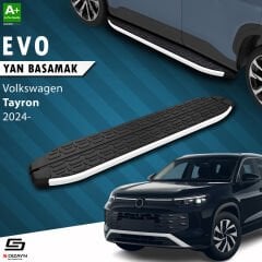 S-Dizayn Volkswagen Tayron 2 Evo Aluminyum Yan Basamak 193 Cm 2024 Üzeri A+ Kalite