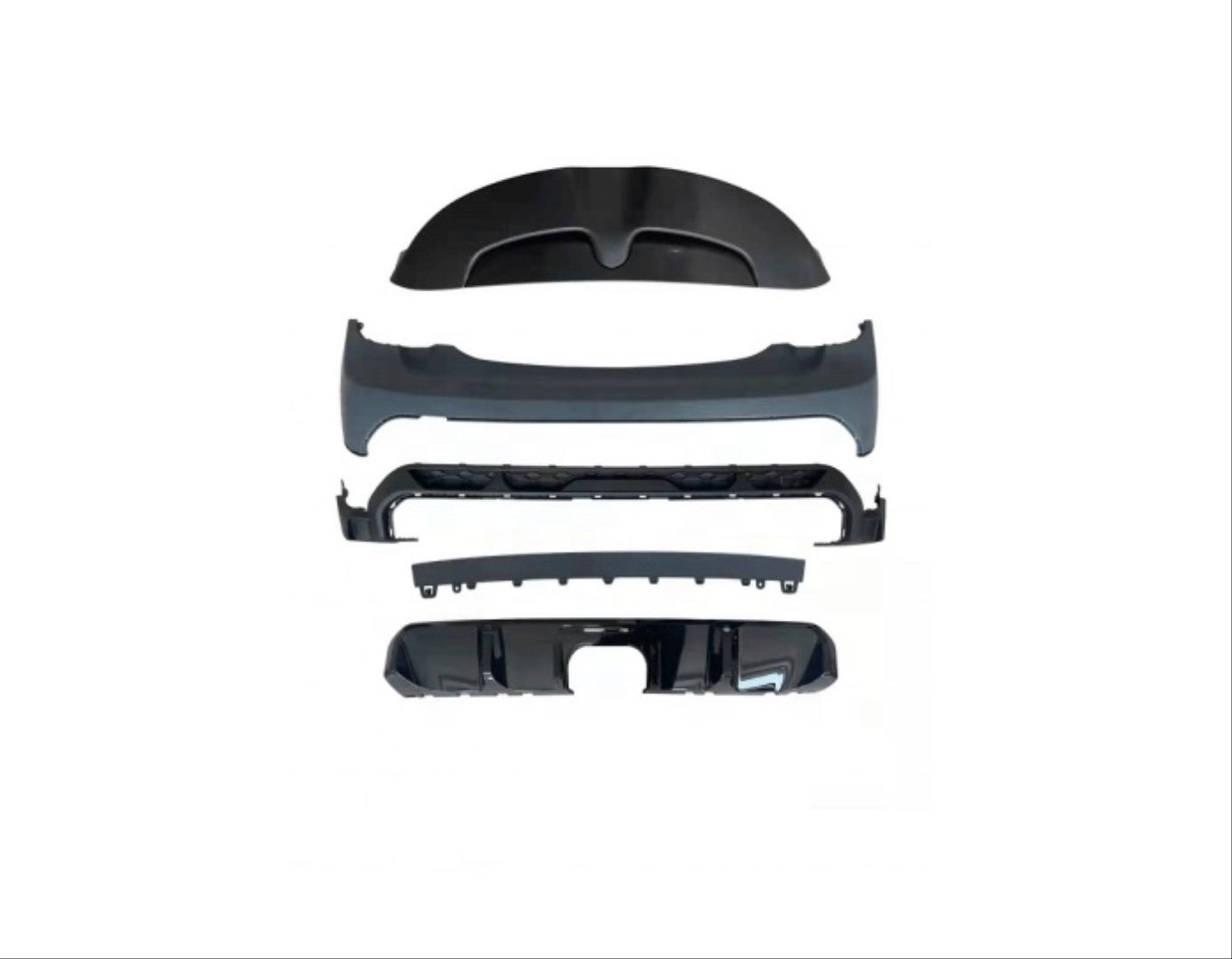 F55 Mini Uyumlu 2021+ Jcw Arka Tampon Set Parça