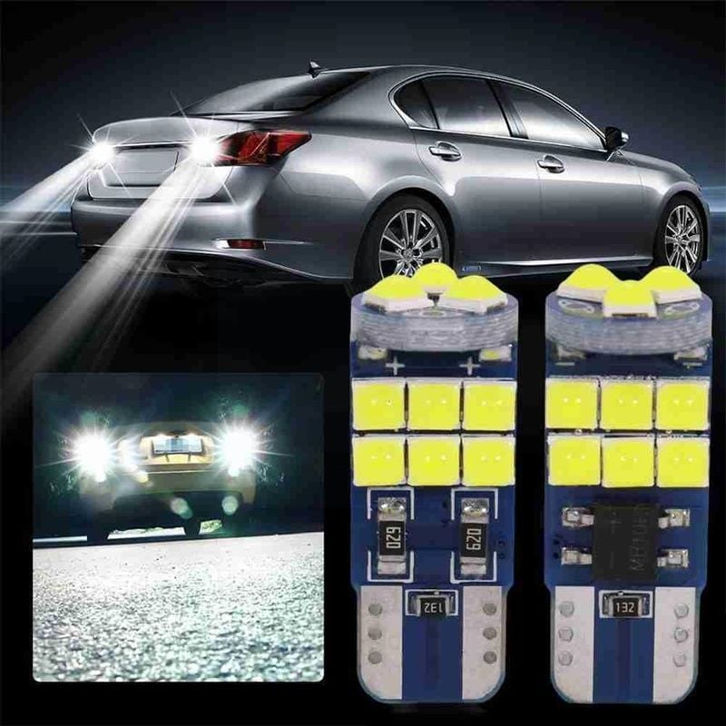 Dekoratif Led Ampul T10-18Smd 3030Canbus 12V Çift Beyaz/ Laam867