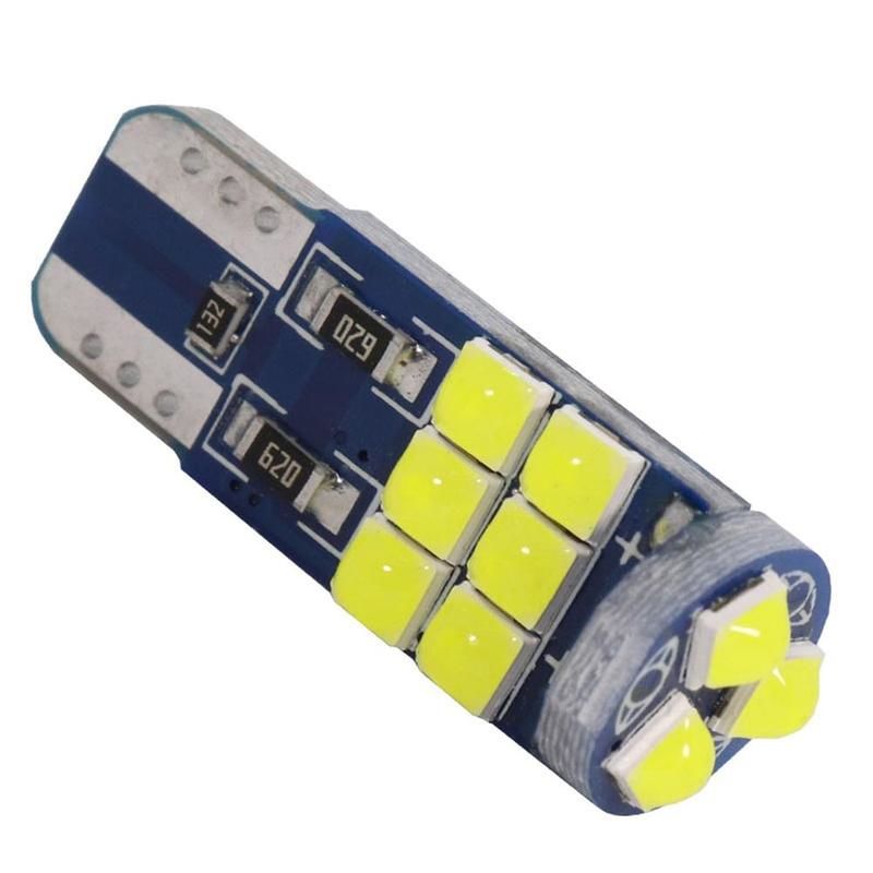 Dekoratif Led Ampul T10-18Smd 3030Canbus 12V Çift Beyaz/ Laam867