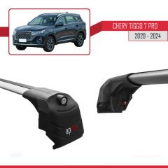 Chery Tiggo 7 PRO 2020 ve Sonrası ile uyumlu ACE-2 Ara Atkı Tavan Barı GRİ