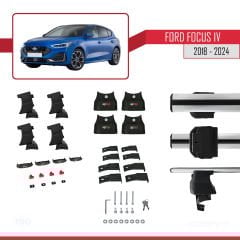 Ford Focus IV 2018 ve Sonrası ile uyumlu ACE-4 Ara Atkı Tavan Barı GRİ