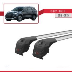 Chery Tiggo 8 2018 ve Sonrası ile uyumlu ACE-2 Ara Atkı Tavan Barı GRİ