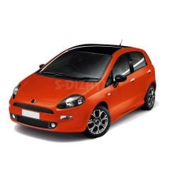 Fiat Grande Uyumlu Punto Krom Kapı Kolu 4 Kapı 8 Parça 2006 Üzeri (Çerçeveli)