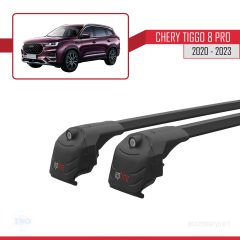 Chery Tiggo 8 Pro 2020 Sonrası ile uyumlu ACE-2 Ara Atkı Tavan Barı SİYAH