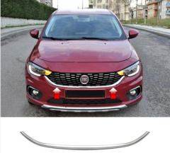 Fiat Egea Uyumlu Ön Panjur 2015-2020 Paslanmaz Çelik Parça