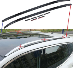 Nissan Qashqai Uyumlu 2014 2020 Tavan Çıtası Siyah Parça