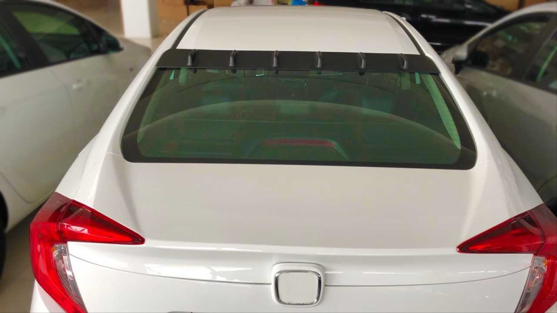 Honda Civic Uyumlu Fc5 2016-20212 Spoiler Cam Ustu Testere Model