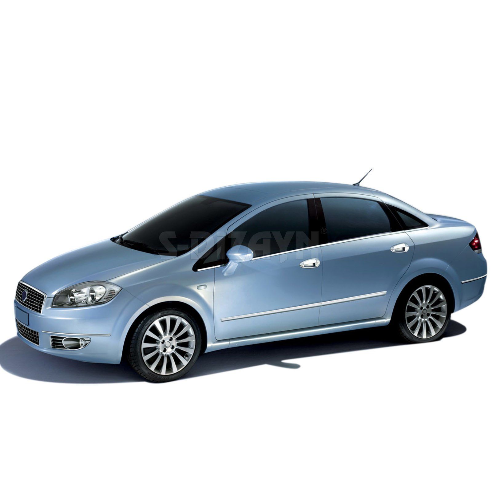 Fiat Linea Uyumlu Krom Kapı Kolu 4 Kapı 8 Parça 2007 Üzeri (Çerçeveli)