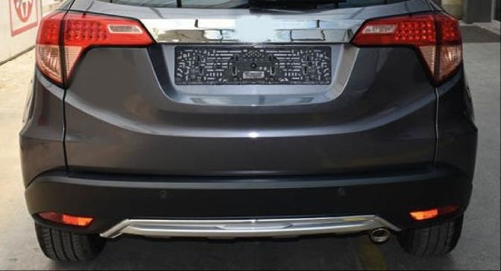 Honda Hr-V Uyumlu 2016-2021 Arka Tampon Alt Kaplama (Difüzör)