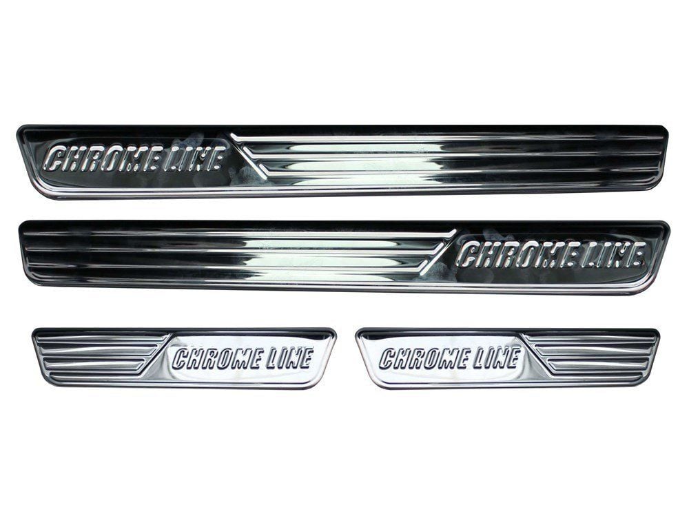 Seat Ateca Uyumlu Chrome Line Kapı Eşiği 4 Parça Krom 2017 Ve Sonrası