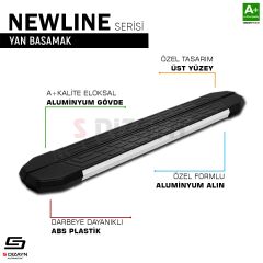 S-Dizayn VW T-Roc NewLine Aluminyum Yan Basamak 173 Cm 2019 Üzeri A+ Kalite