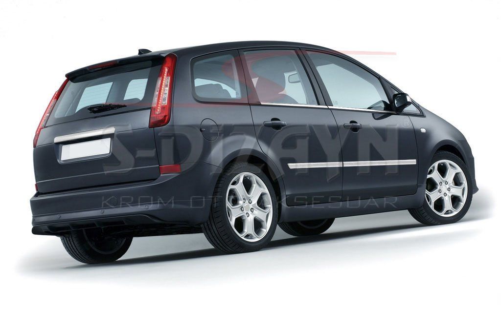 Ford C-Max Uyumlu Krom Yan Kapı Çıtası 4 Parça 2003-2010
