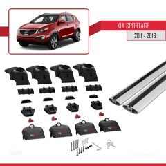 Kia Sportage (SL) 2011-2016 Arası ile uyumlu ACE-2 Ara Atkı Tavan Barı GRİ