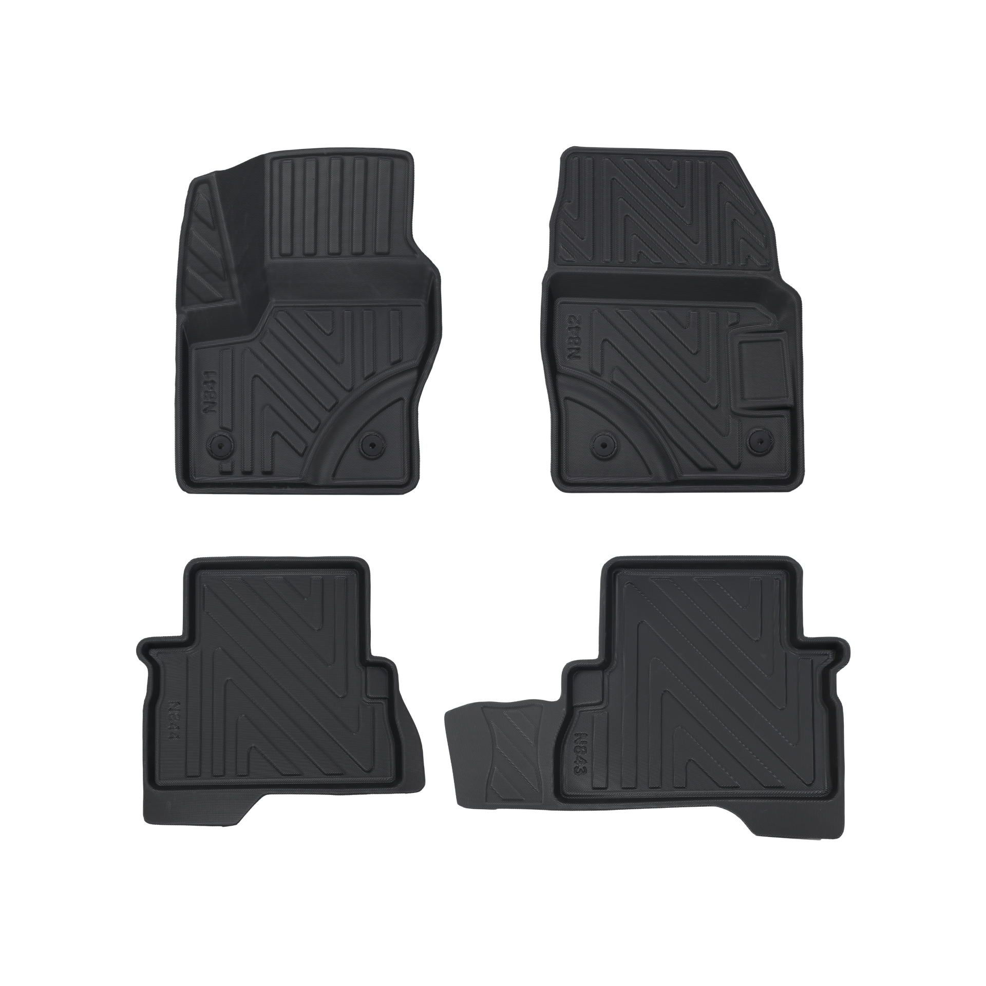 Ford Kuga 2012-2019 Premium Seri Araca Özel 3D Havuzlu Oto Paspas