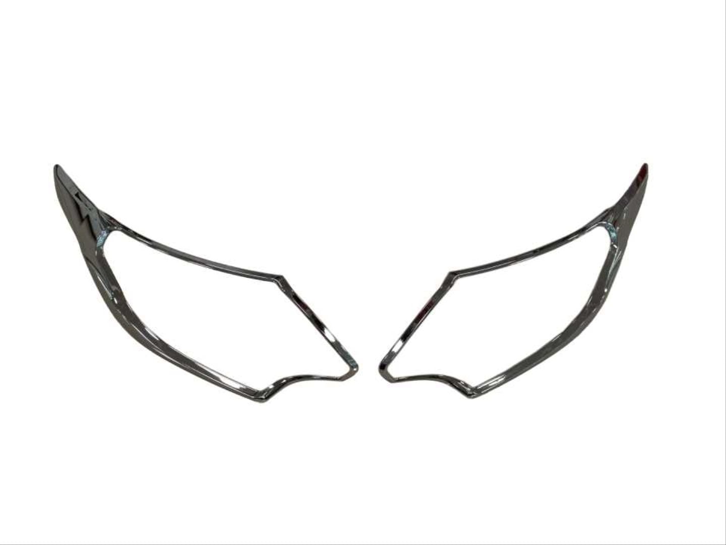 Mitsubishi L200 Uyumlu 2014+ Far Çerçeve Kaplama Nikelaj